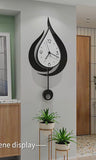U-Shaped Wall Clock – Modern Decorative Wall Clock for Living Room, Bedroom & Office
