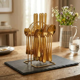 24PCS Stainless Steel Cutlery Set – Elegant Dining Essentials