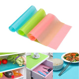 4-Piece PVC Fridge Mats – Refrigerator Shelf Liners