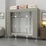 Heavy Duty Metallic Portable Wardrobe – Spacious & Durable.