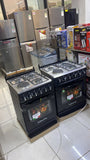 Globalstar JET 50×55 3+1 Standing Cooker with Electric Oven – Black