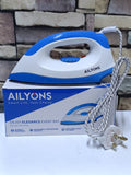 AILYONS HD-198A Electric Dry Iron – White & Blue