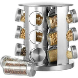 12PCS Rotating Spice Rack Set