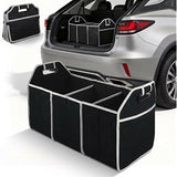 Foldable Car Trunk Organizer – Sturdy Collapsible Car Boot Storage Box for Shopping & Travel