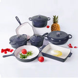 Enamel Cast Iron Cooking Pot – Multi-Purpose Kitchen Casserole