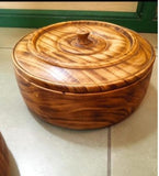 Bamboo Chapati Dish 12×8 – Elegant & Practical Food Serving