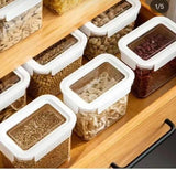 Quality Airtight Stackable Acrylic 2300ml Cereal Containers.
