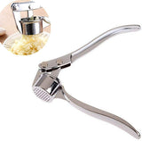 Stainless Steel Garlic Crusher – Kitchen Handheld Press