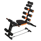 6-in-1 Home Gym Abdominal Trainer & Exercise Bench