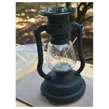 Portable Waterproof Vintage Lantern – Solar, USB & Hand-Crank Emergency Light