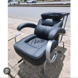 Executive Barber Chair with Sink – Black