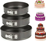 3-Piece Round Baking Tins Set.