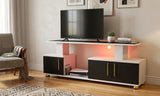 Istanbul 2 Modern TV Stand with LED Lights