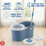 URK Spin Mop – Hands-Free 360° Rotating Floor Cleaning System