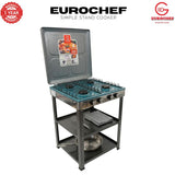 Eurochef Full Gas Standing Cooker with Shelves – Efficient & Spacious Cooking Solution