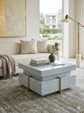 Elegant 2.5ft² Glass Top Coffee Table