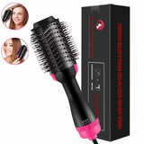 3-in-1 Electric Hair Straightener Brush & Dryer