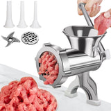 12-Inch Alloy Meat Mincer/Grinder – Heavy Duty Manual Meat Grinder