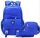 3-in-1 Chevron Pattern School & Casual Bag Set