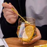 6PC HEXAGONAL GLASS SET – 300ML STYLISH DRINKING GLASSES