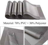 PVC Table Mats – Set of 6 Pieces.