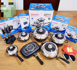 Dessini 23-Piece Granite Cooking Set