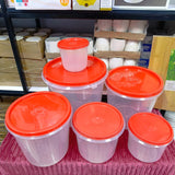 6PCS Ever Fresh Round Food Storage Container Set – Airtight Kitchen Storage