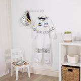 Kids Astronaut Costume 3–12 Years – Space Suit Cosplay Set with Cap, Gloves & Name Tag