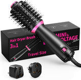 3-in-1 Electric Hair Straightener Brush & Dryer