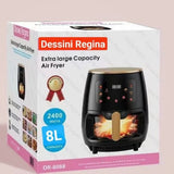 Dessini Glass Oven Air Fryer – 8 Litres