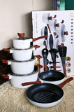 Edenberg 15‑Piece Nonstick Cookware Set – Code 5622.