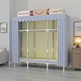 Heavy Duty Metallic Portable Wardrobe – Spacious & Durable.