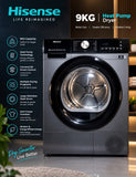 Hisense 9KG Front Load Dryer – Efficient Clothes Drying
