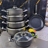 JP Nonstick Cookware Set – 11 Pieces