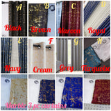 3PCS Marble Gold Curtains Set – Elegant Home Décor.
