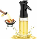 200ml Glass Oil Spray Bottle – Refillable & Elegant.