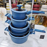 13PC UCCLIFE COOKWARE SET – BLUE | KITCHEN COOKING SET
