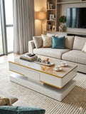 Modern Coffee Table – Marble Top or Glass Top Available