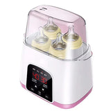Baby Milk Bottle Sterilizer & Warmer – 6-in-1 Intelligent Thermostat (Blue & Pink)
