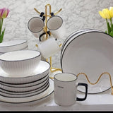 Concise 24-Piece Dinner Set