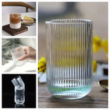 6-Piece Ribbed Water & Juice Glass Set – 400ml
