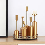 Luxury Gold Candle Holders – Elegant Metal Candlesticks for Home & Events