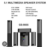 Global Star 5.1 Multimedia Speaker System – Surround Sound Audio