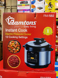 Ramtons 6-Litre Electric Pressure Cooker – Fast & Convenient Cooking
