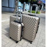 3-in-1 Luxurious Fibre Suitcase Set – 3PCS Spinner Luggage