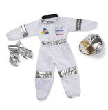 Kids Astronaut Costume 3–12 Years – Space Suit Cosplay Set with Cap, Gloves & Name Tag