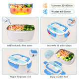 Electric Lunch Box – Stainless Steel Interior Food Warmer