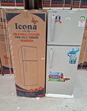 Icona 132L Double Door Refrigerator.