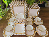 30-Piece High-Quality Dinner Set – Elegant Complete Tableware Set for Family Dining & Entertaining
