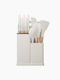 Original 19-Piece Silicone Kitchen Set – Spoons, Knives & Chopping Board